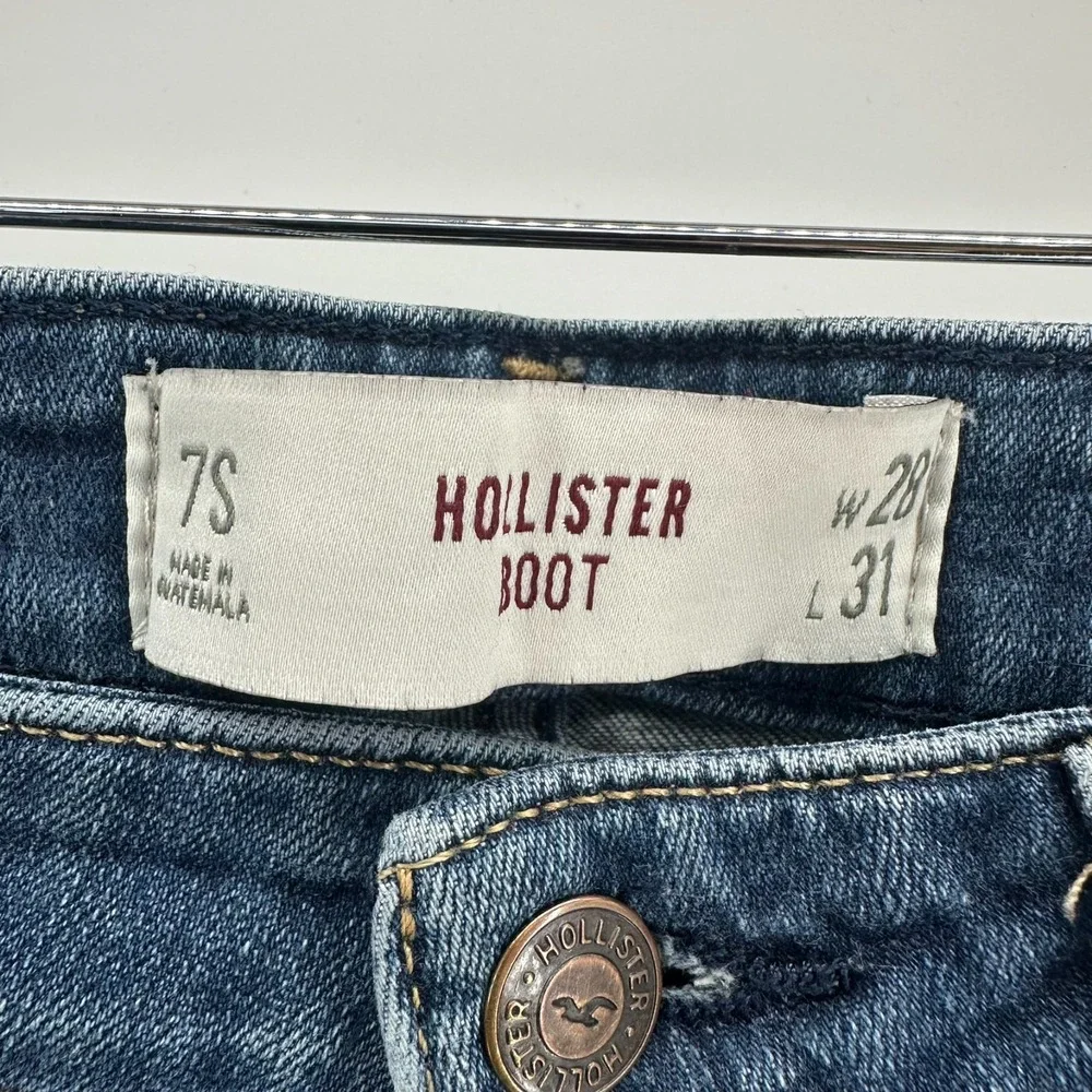 Hollister Jeans Womens 7S (28x31) Blue Denim Bootcut Leg 5-Pocket Outdoor